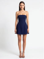 Robe de Soirée Bustier Taille Haute Élégante Femme