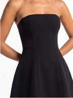 Robe de Soirée Bustier Taille Haute Élégante Femme