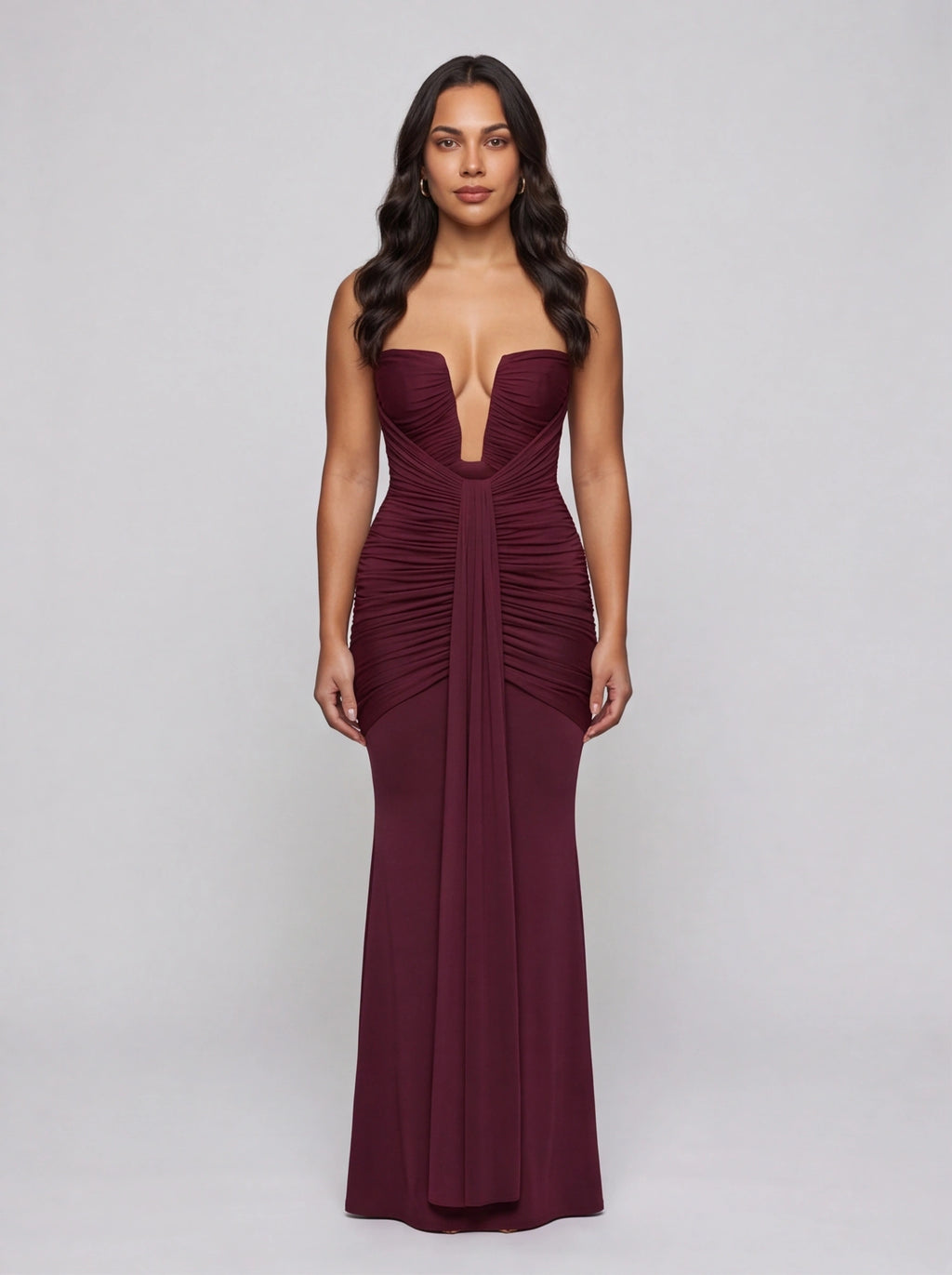 Robe de Soirée Bodycon Col Licou Dos Nu Élégante