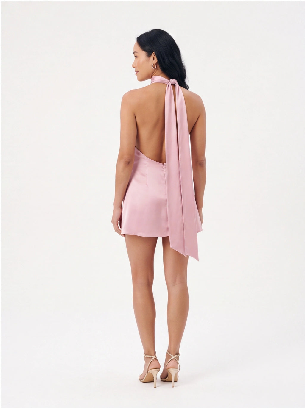 Mini Robe de Soirée Col V Dos Nu Chic