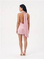 Mini Robe de Soirée Col V Dos Nu Chic