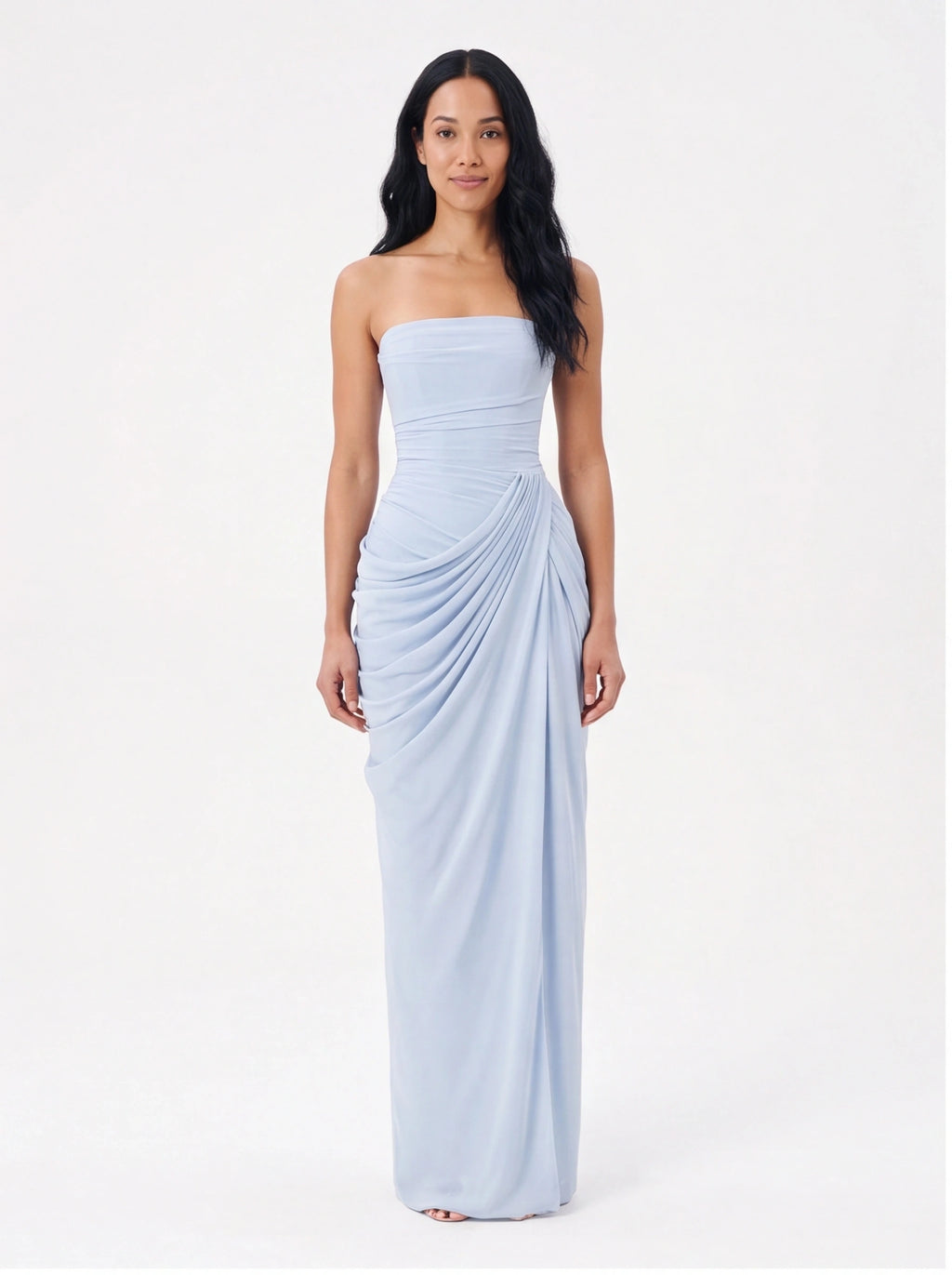 Robe de Soirée Longue Épaule Dénudée Dos Nu Élégante
