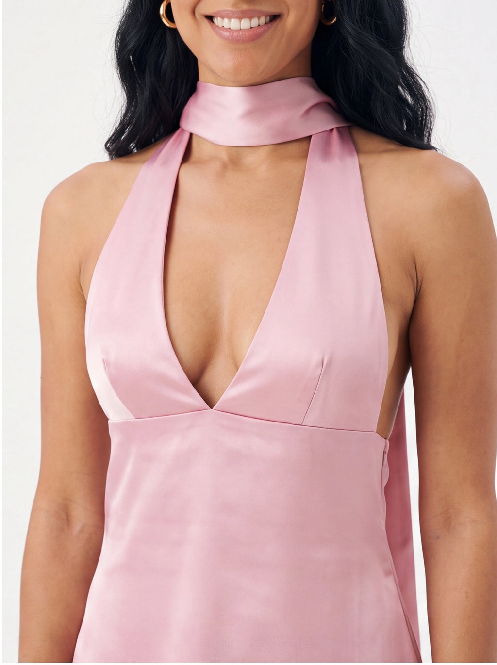 Mini Robe de Soirée Col V Dos Nu Chic