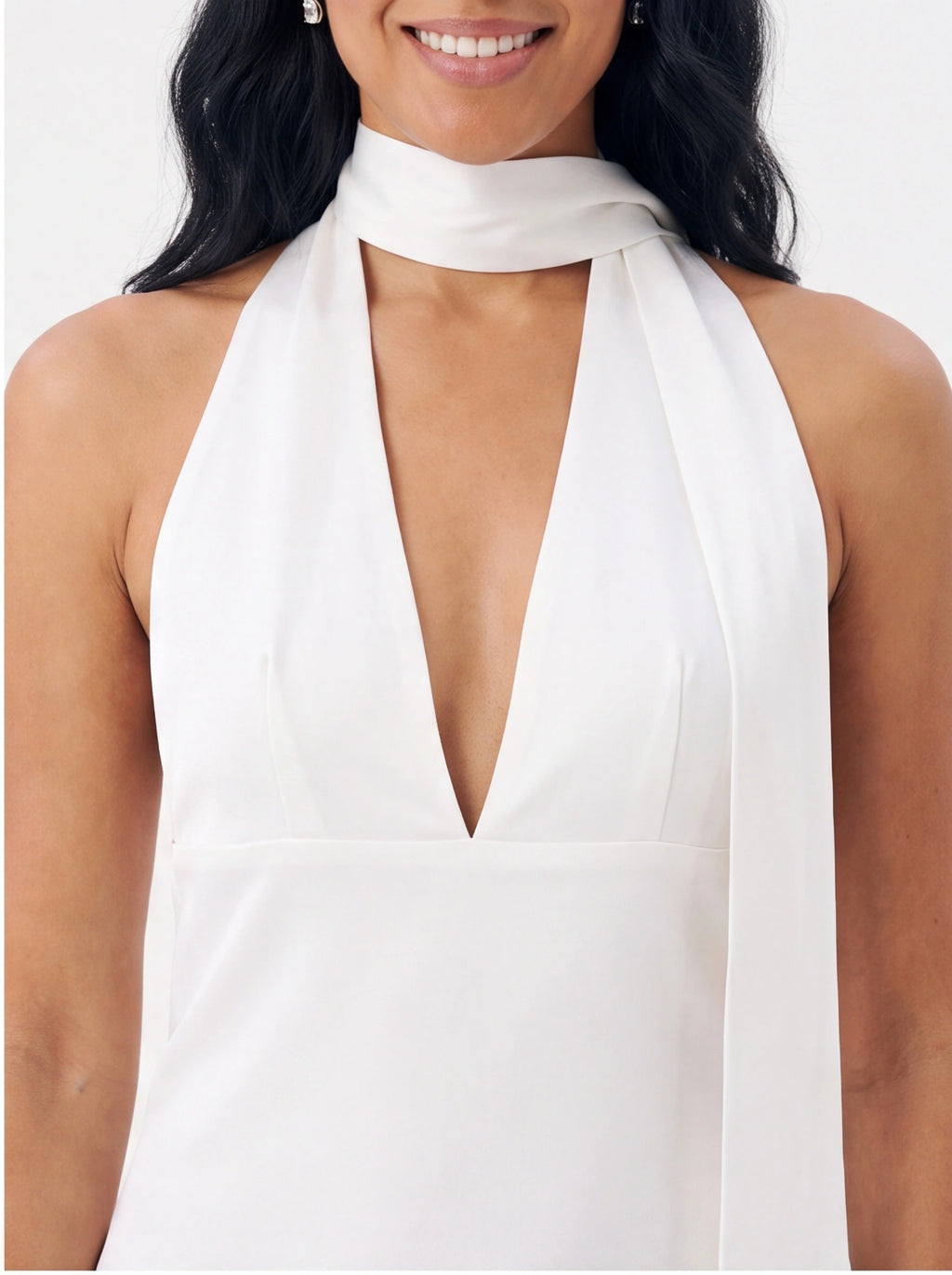 Mini Robe de Soirée Col V Dos Nu Chic