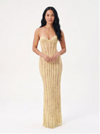 Robe de Soirée Dentelle Bodycon Élégante Femme