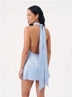 Mini Robe de Soirée Col V Dos Nu Chic
